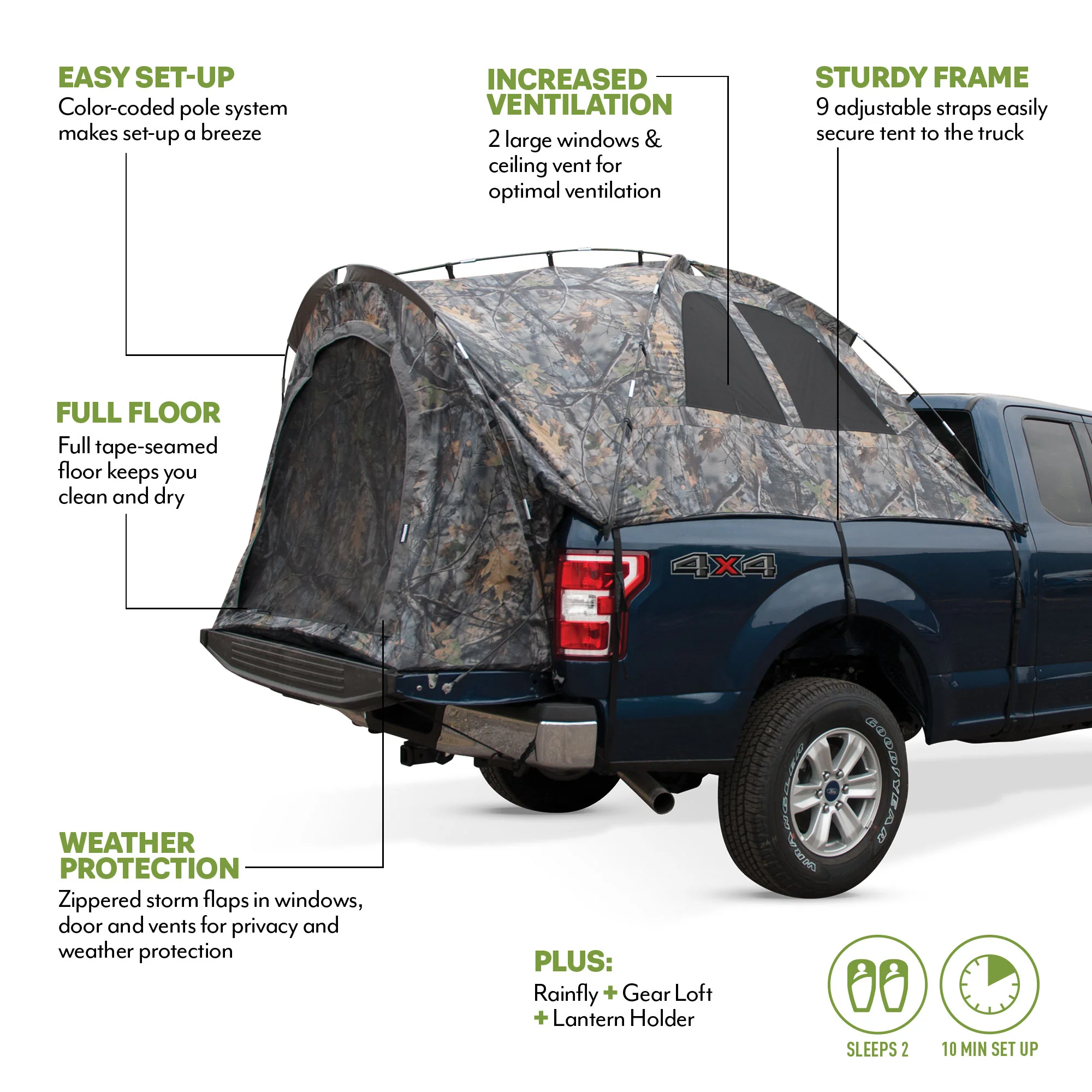 Backroadz Camo Truck Tent - Image 6