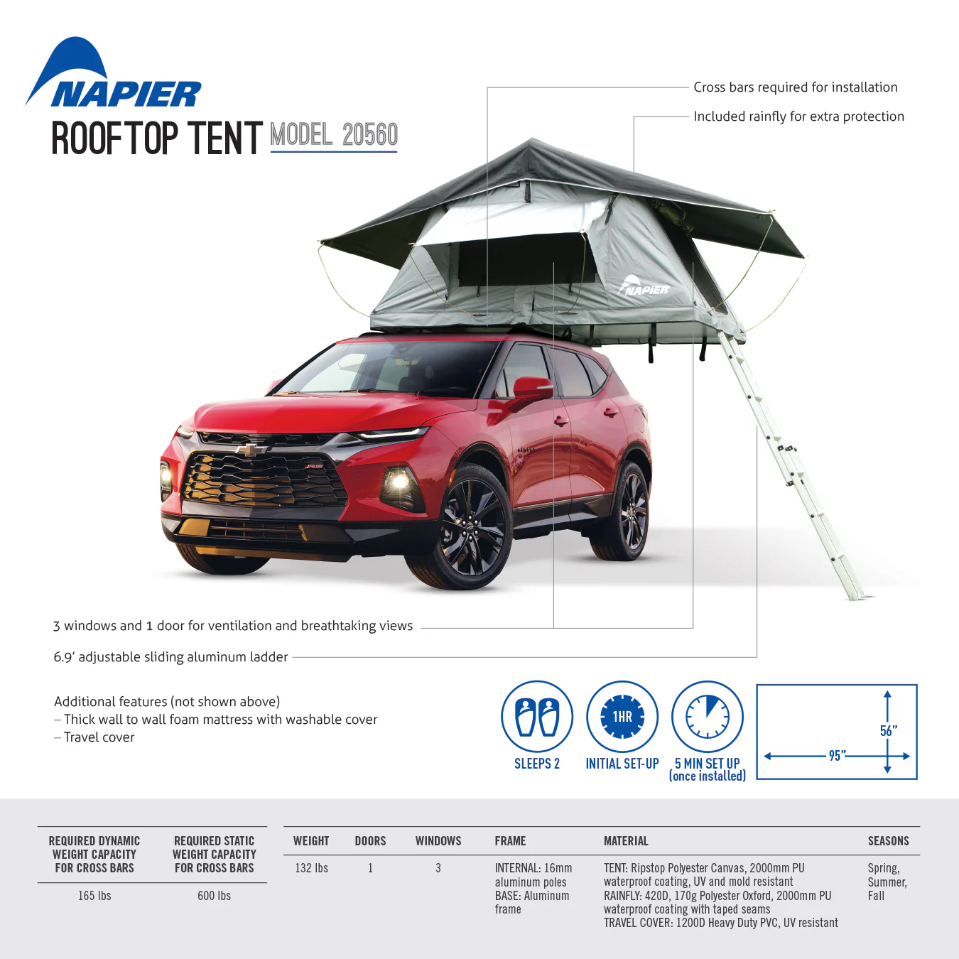 Napier Rooftop Tent - Image 3