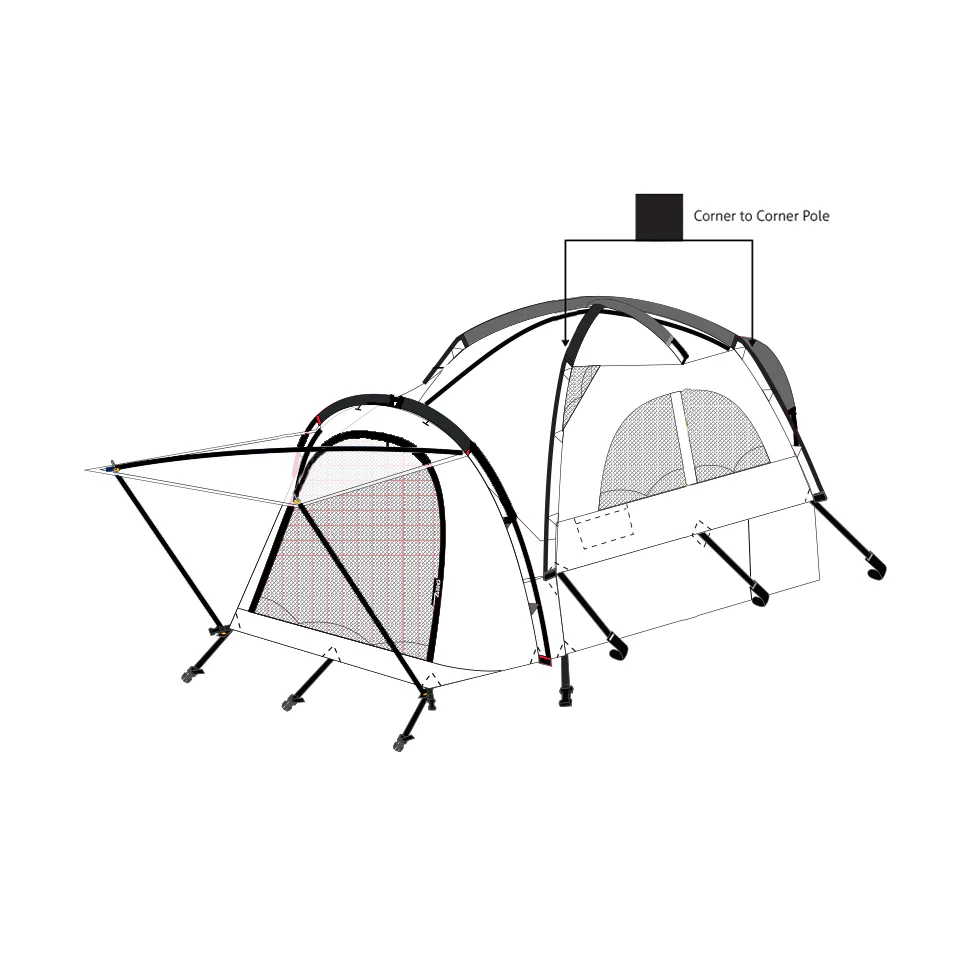 Sportz Camo Truck Tent 57122 (Full Size Regular: 6'4" - 6'7") Parts - Image 2