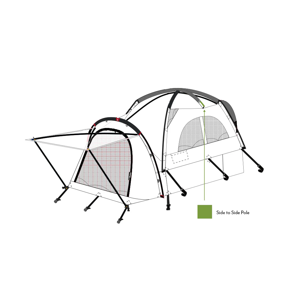 Sportz Camo Truck Tent 57122 (Full Size Regular: 6'4" - 6'7") Parts - Image 3