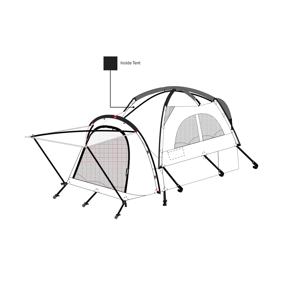 Sportz Camo Truck Tent 57122 (Full Size Regular: 6'4" - 6'7") Parts - Image 4