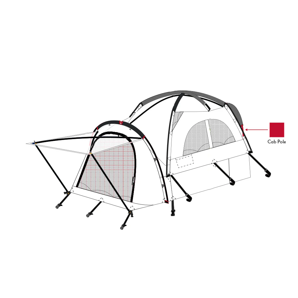 Sportz Camo Truck Tent 57122 (Full Size Regular: 6'4" - 6'7") Parts - Image 5