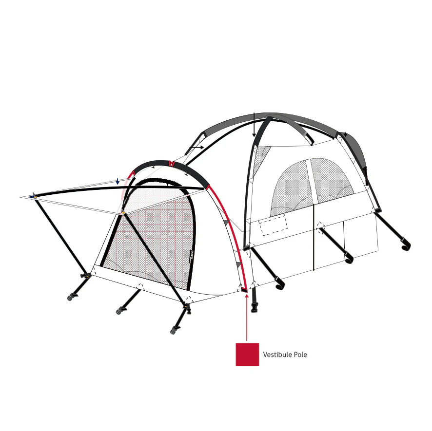 Sportz Camo Truck Tent 57122 (Full Size Regular: 6'4" - 6'7") Parts - Image 6