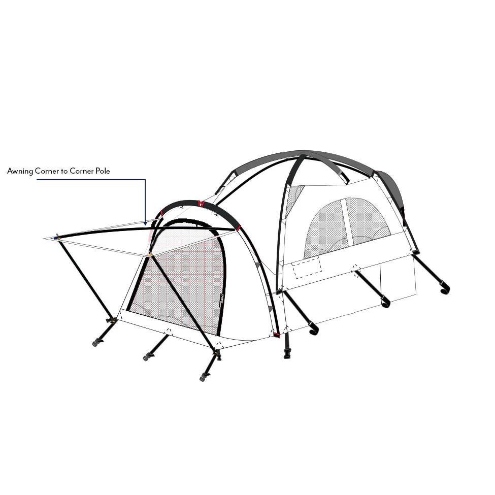 Sportz Camo Truck Tent 57122 (Full Size Regular: 6'4" - 6'7") Parts - Image 7